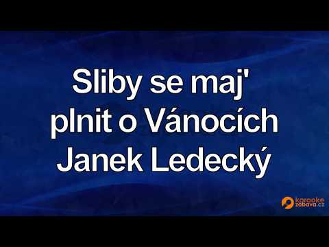 FullHD karaoke Sliby se maj plnit o Vánocích - Janek Ledecký - ukázka