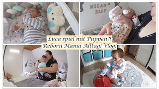 Reborn Mama Alltag! || Luca spielt mit Puppen?! || Reborn Baby Deutsch || Little Reborn Nursery