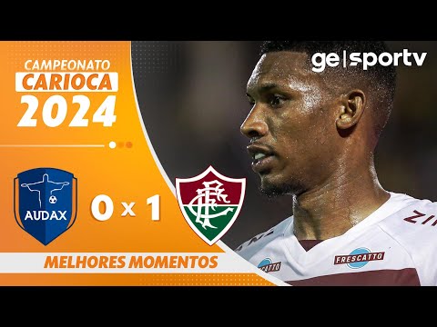 Gols e lances de Audax-RJ x Fluminense