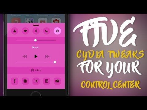 FIVE BEST CYDIA TWEAKS FOR YOUR CONTROL CENTER - iOS 9 - 9.3.3 Jailbreak Cydia Tweak
