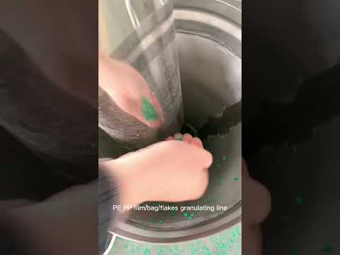 Full automatic PE PP HDPE LDPE plastic pelletizing line cost with Siemens PLC High Output