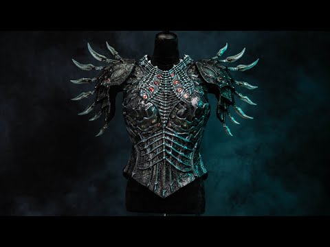 Xenomorph Inspired Armor With Foam Clay