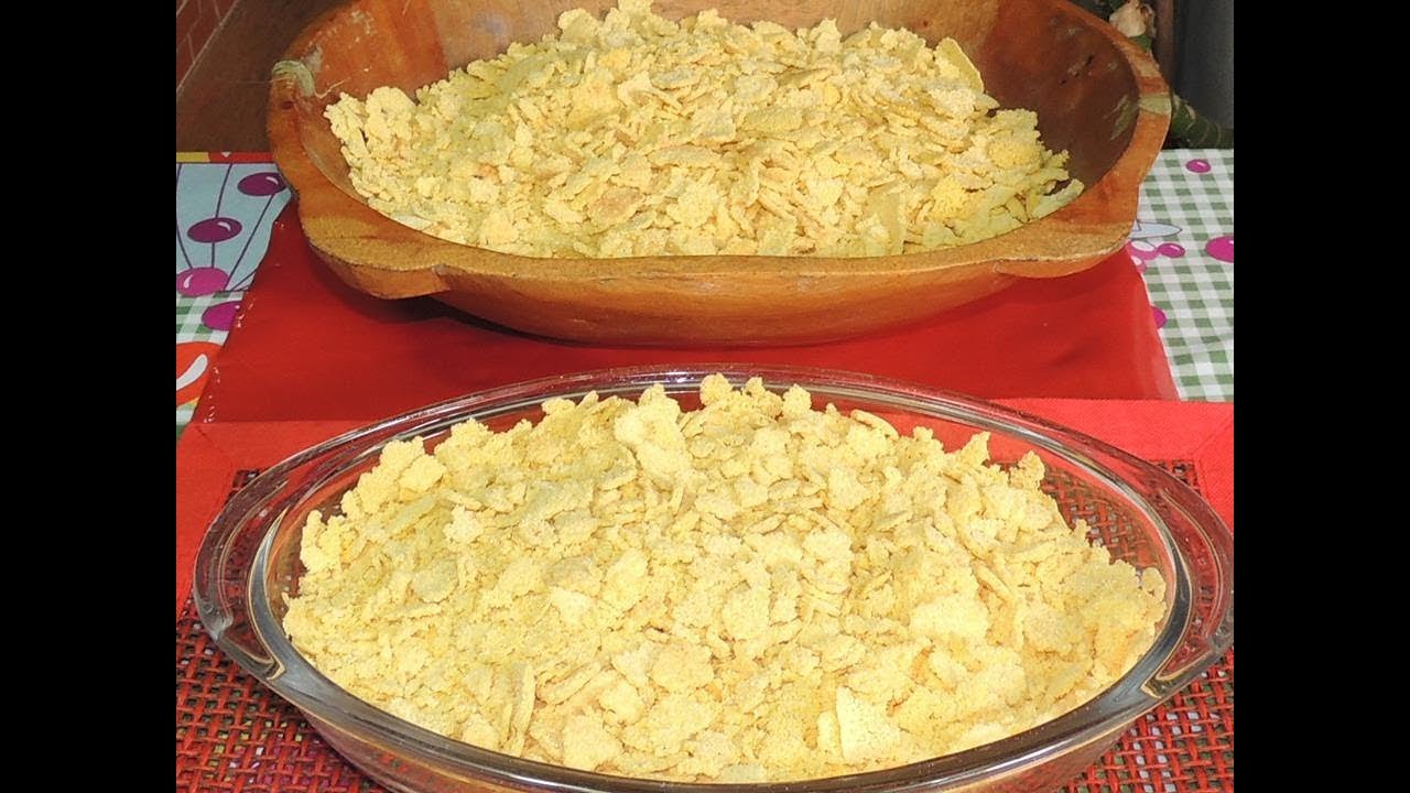 FARINHA DE MILHO - PASSO A PASSO