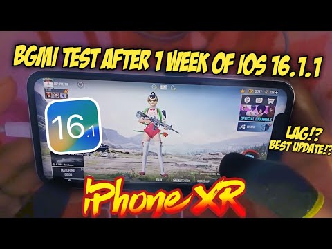 iPhone XR BGMI Test After 1 Week of iOS 16.1.1 🔥 Best Update?