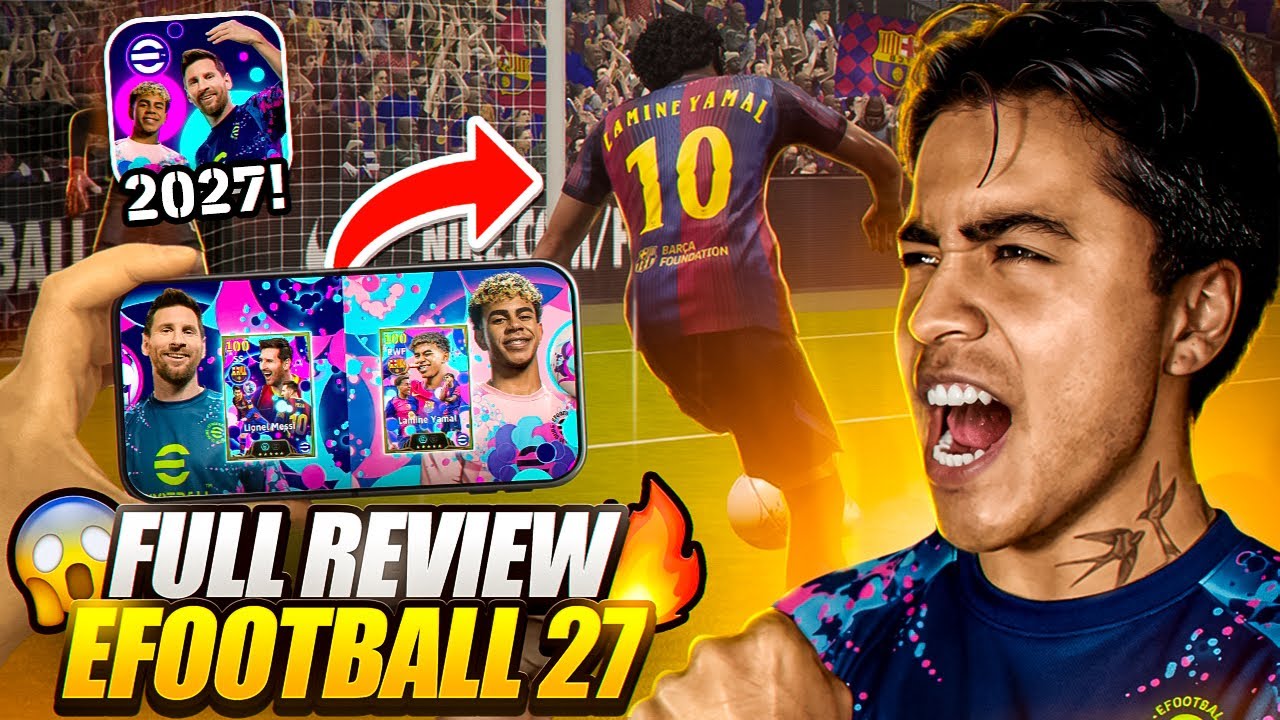 EN SERIO KONAMI?😍🎁REGALAN 9 EPICOS POR NUEVA VERSION!🥳MI PRIMERA VEZ JUGANDO EFOOTBALL 2027⚽️