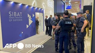 イスラエルの兵器展示ブースを閉鎖 フランス・パリ航空ショー（2025年6月）