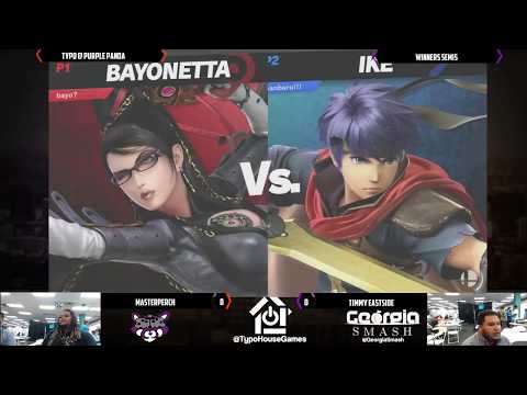 Panda Smash Monday 10/14/19 - MasterPerch(Shiek/Bayonetta) VS TimmyEastside(Ike)-  Winners Finals