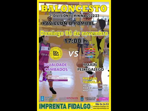 Igualdade Cambados vs. Marín Peixegalego