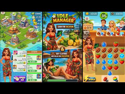Idle Manager Girl: Beach Boss