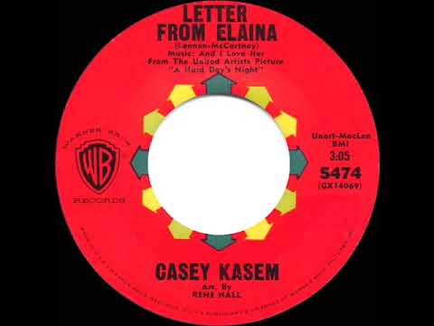 1964 Casey Kasem - Letter From Elaina