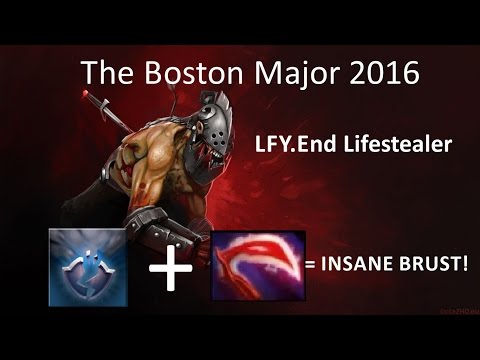 LFY. End Lifestealer - Slardar + LS = WIN [ The Boston major 2016 Dota 2 Gameplay ]