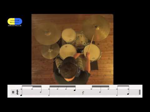 DrumPill #05 - Elvin Jones four drum patterns from "Acknowledgement"