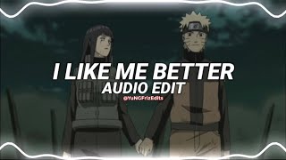 i like me better - lauv edit audio