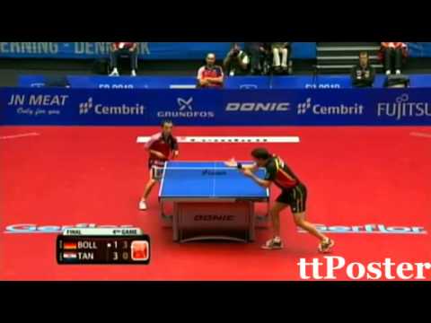 European Championships 2012: Timo Boll-Tan Ruiwu