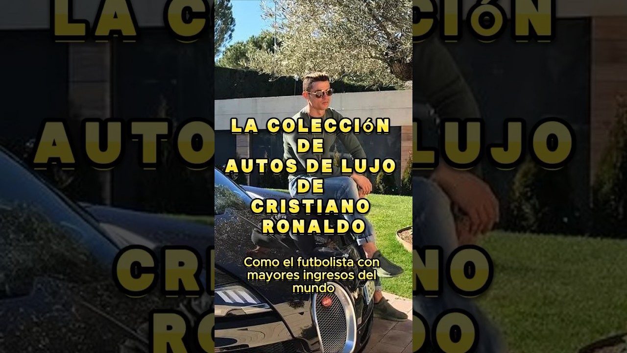 ¡La increíble colección de Autos de CR7! #cr7fans #cr7 #lujoso #deportivos #cristiano #millonarios