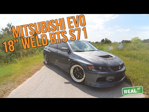 Weld Racing RTS S71 Mitsubishi Evo 8 9 18x9 Real Street Performance