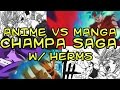 Dragon Ball Super Anime Vs Manga Comparison Champa Arc