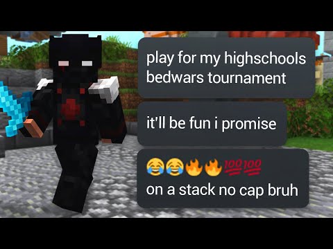 So I snuck into a High School Bedwars tournament...