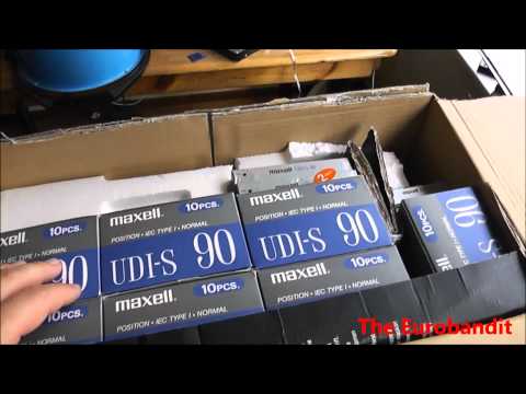 Unboxing 80's Maxell UDI-S90 Cassettes