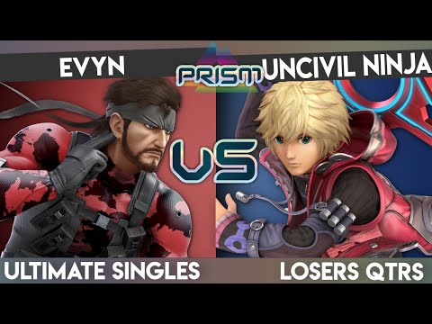 PRISM 191 - Evyn (Snake) vs. Uncivil Ninja (Shulk) - Losers Quarters - Smash Ultimate Singles