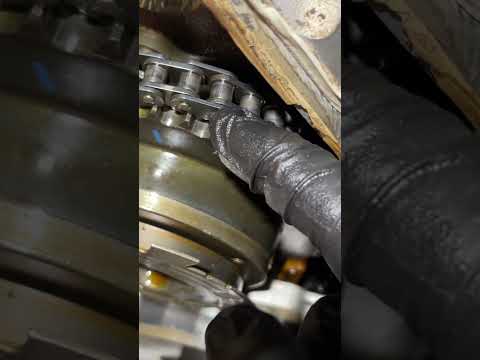 6.2L/5.3L Walking off timing chain removal from cam phaser without removing the oil pan, oil pump.