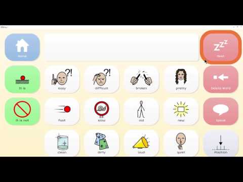 Getting Started with Grid 3 : Opening and using a grid set