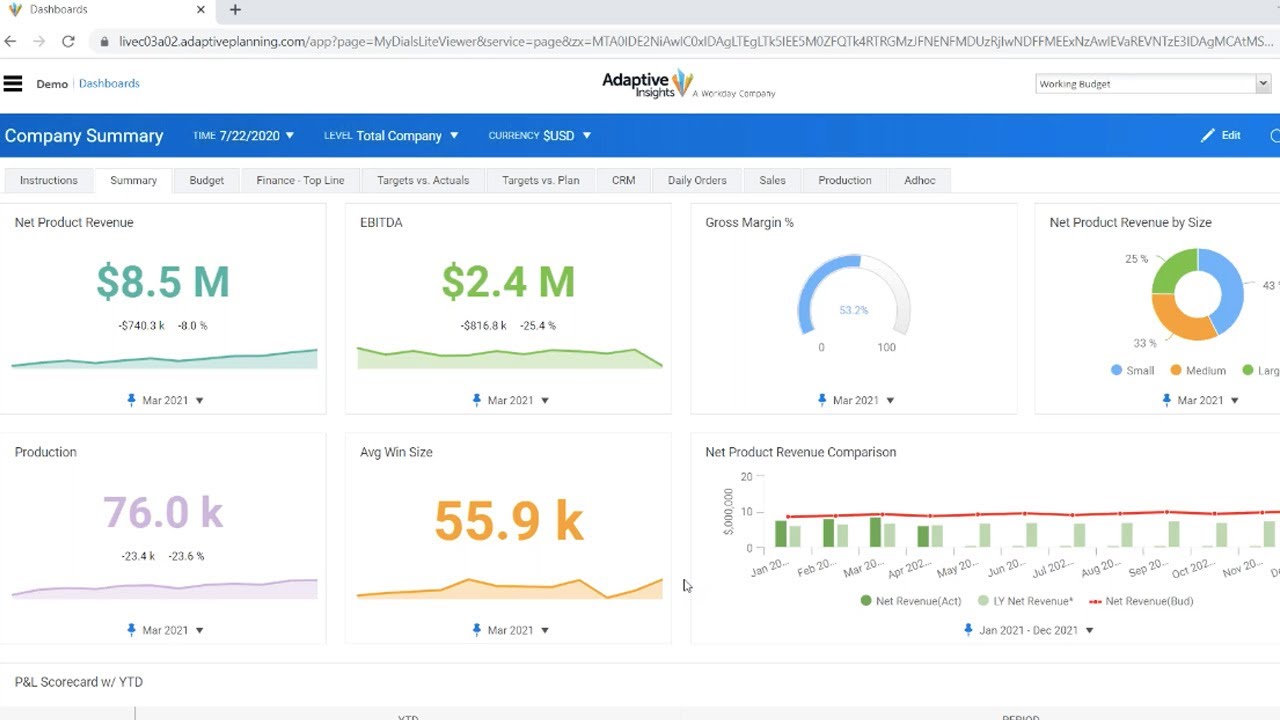 Workday Adaptive Planning - On-Demand Webinar - FP&A dashboards and self-service reporting