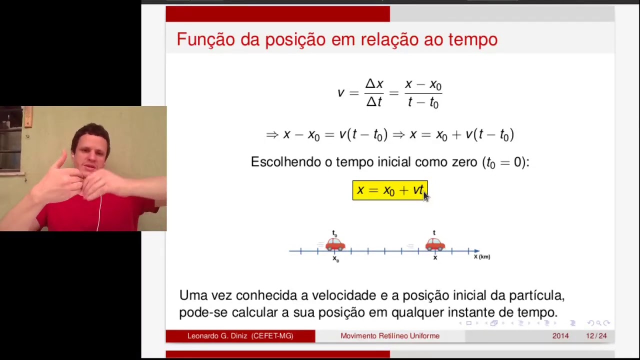 Movimento Retilíneo Uniforme - parte I