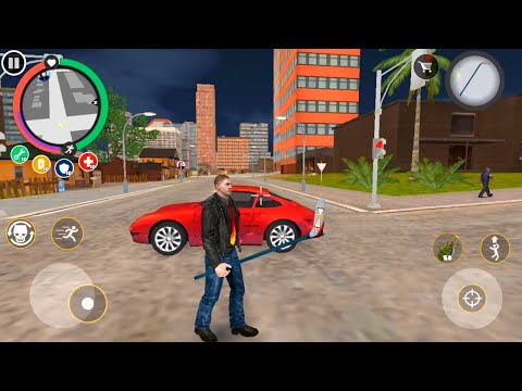 Rope Hero Vice Town | Stone Throw Grenade In Town Man | Rope Hero Fight Army With Play Game Football