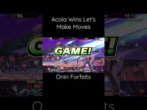 Acola wins As Onin Forfeits | Smash Ultimate