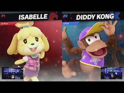 PURE Smash #24 Winners Finals - B-Rice (Isabelle) vs. JumboJack (Diddy Kong/Mario)