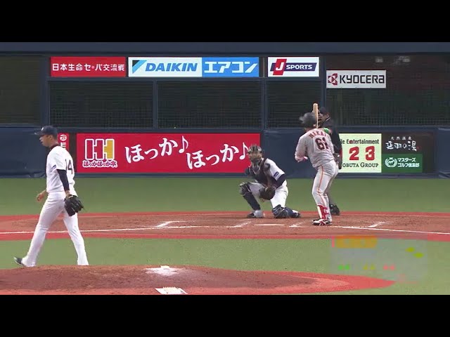 【9回表】ピンチの場面もバファローズ・吉田一が三振でしのぐ!! 2018/6/1 Bs-G