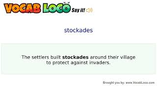 Video thumbnail for stockades