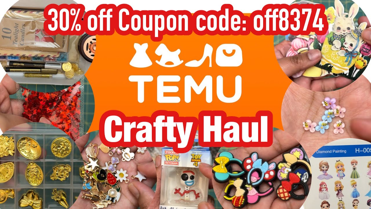Crafty TEMU Haul | Save 30% with Coupon Code : off8374