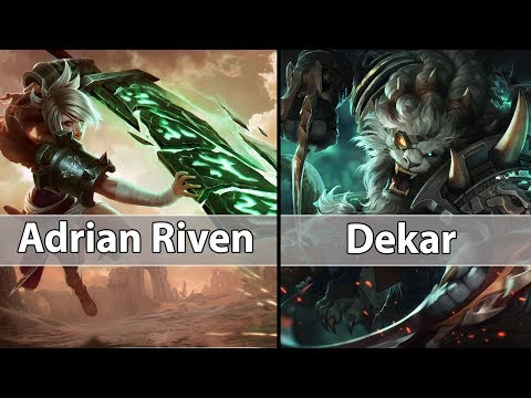 [ Adrian Riven ] Riven vs Best Rengar [ Dekar ]Jungle - Adrian Riven Stream