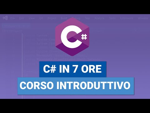 Corso C# Completo per PRINCIPIANTI da 7 ore