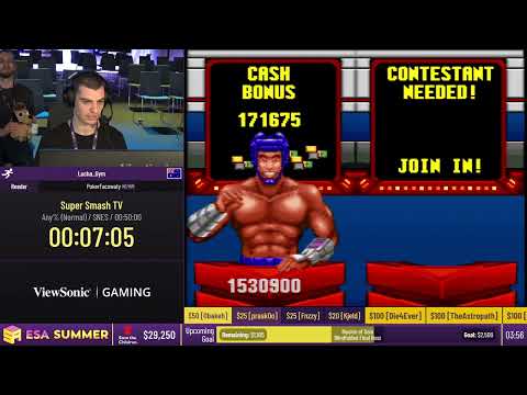 Super Smash TV [Any% (Normal)] by Lucha_Gym - #ESASummer22