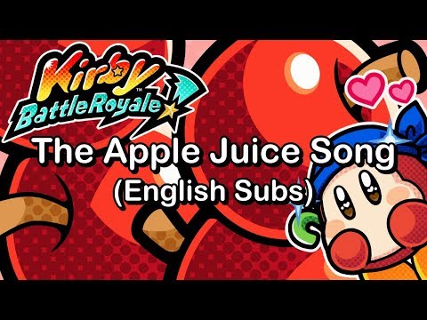 Kirby Memorial Arrangements: The Apple Juice Song - JOYSOUND Karaoke Version (English Subs)