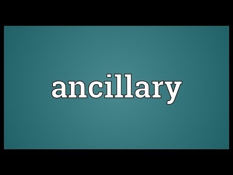 Ancillary Meaning
