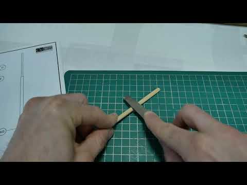 PALOS 62- Como hacer el trinquete 1. POLARIS - Modelismo Naval