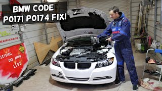 BMW CODE P0171 P0174 FIX E90 E91 E92 E93 316i 318i 320i 323i 325i 328i 330i 335i 318d 320d 325d 335d