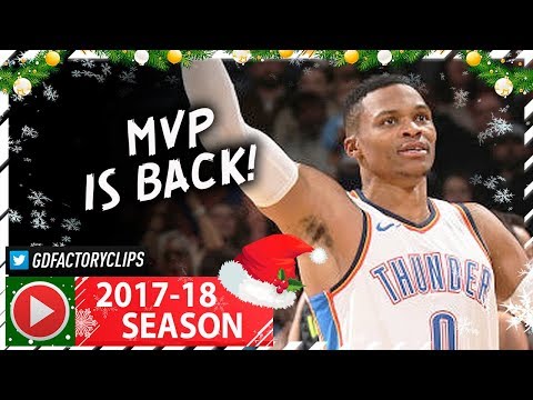 MVP Westbrook IS BACK, Full Highlights vs Hawks (2017.12.22) - 30 Pts, 15 Ast, GAME-WINNER!