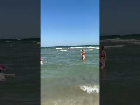 Walking on the beach