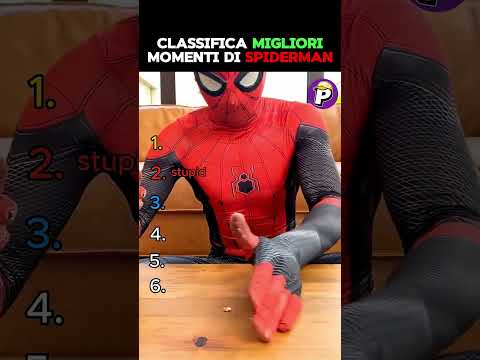 Classifica momenti DIVERTENTI di SPIDER-MAN! #spiderman