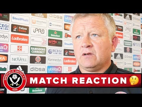 Chris Wilder's Villa reaction
