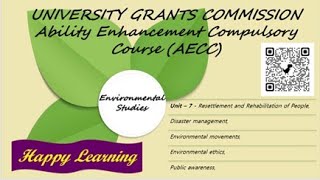 EVS Notes for all UG || Unit 7-2: Resettlement and Rehabilitation of People || Happy Learning