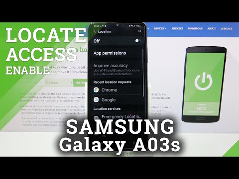 How to Activate Location on SAMSUNG Galaxy A03S – Turn On Device Location