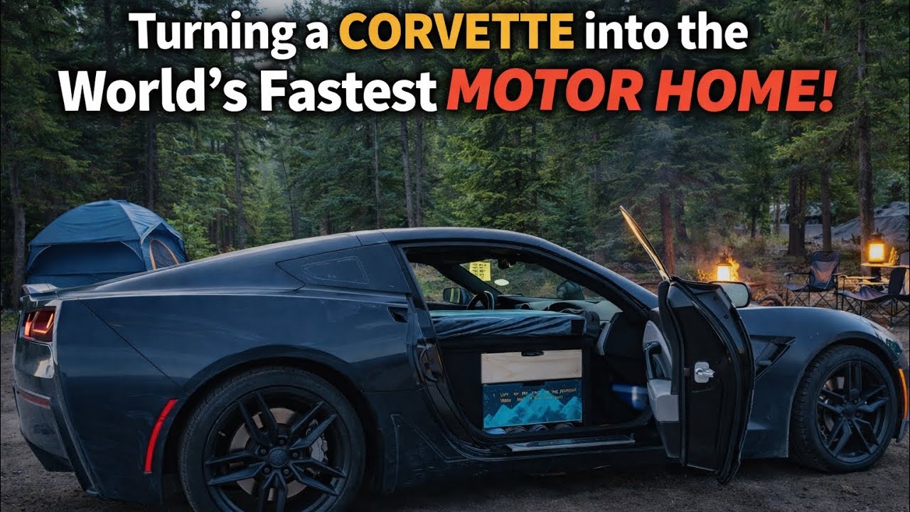 Turning a Corvette Into The WORLDS FASTEST Motor Home!