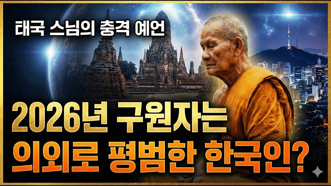 태국 스님이 예언한 2026년 미래 한국 구세주 출현