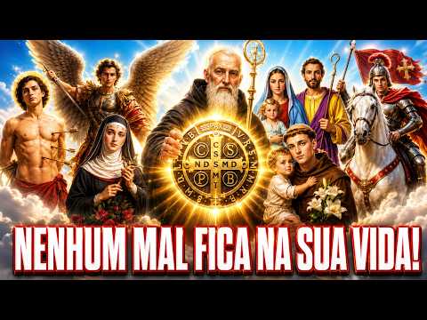 DIA DE SÃO BENTO — São Jorge e São Miguel DESTERRAM todo mal da sua vida AGORA